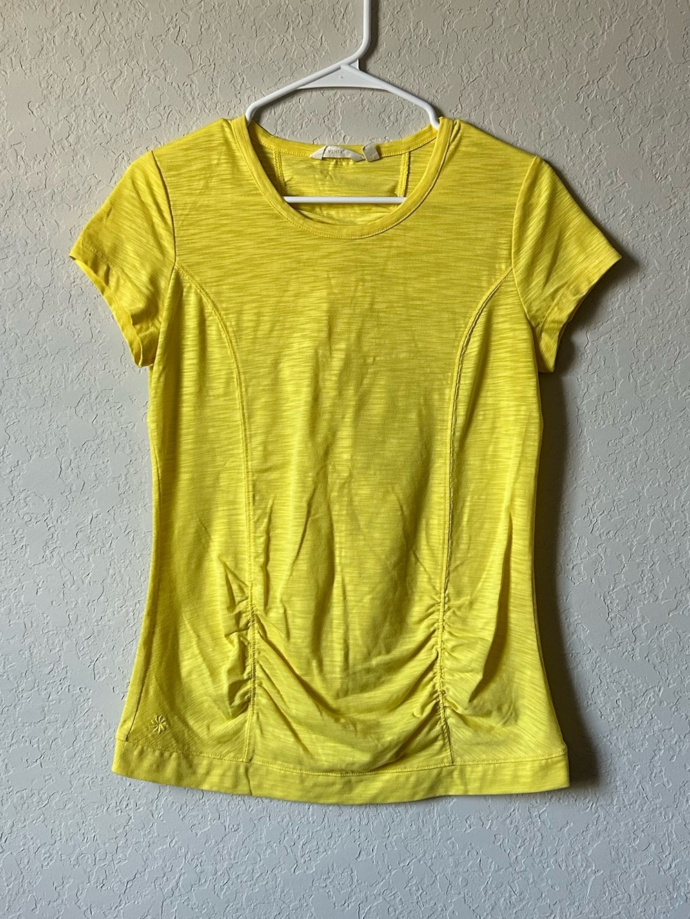 Yellow Athleta Trailhead Tee